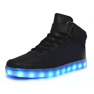Hohe Sneakers mit LED-Sohle